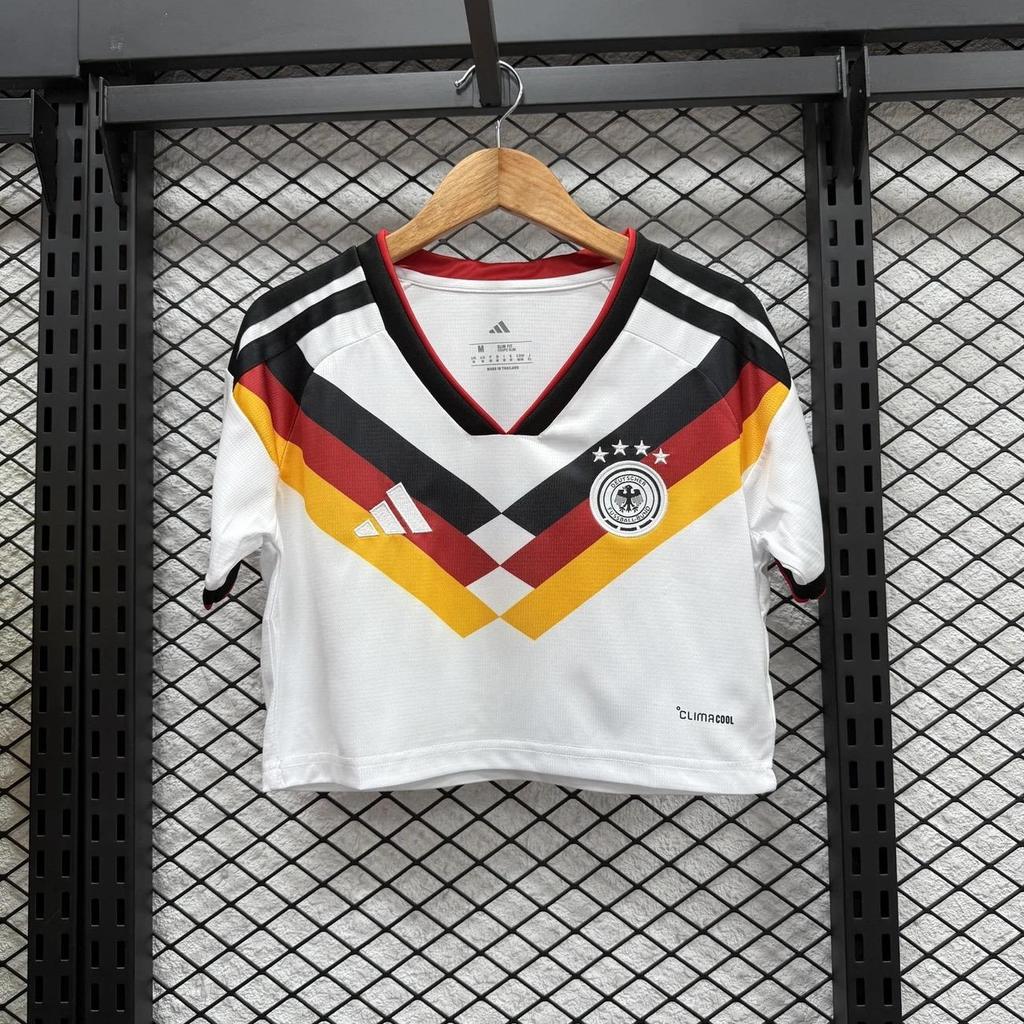 Maglia Mondiali 2026 Donna Versione Fan stesso stile Maglia Calcio, stile corto, crop top