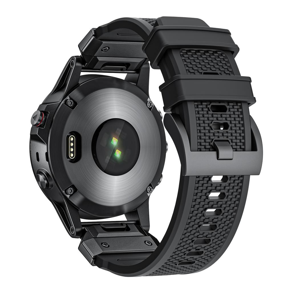 Brățară de 26mm pentru Garmin Fenix 8 51mm/Enduro 3/Enduro 2 Curea de Ceas Universală din Silicon