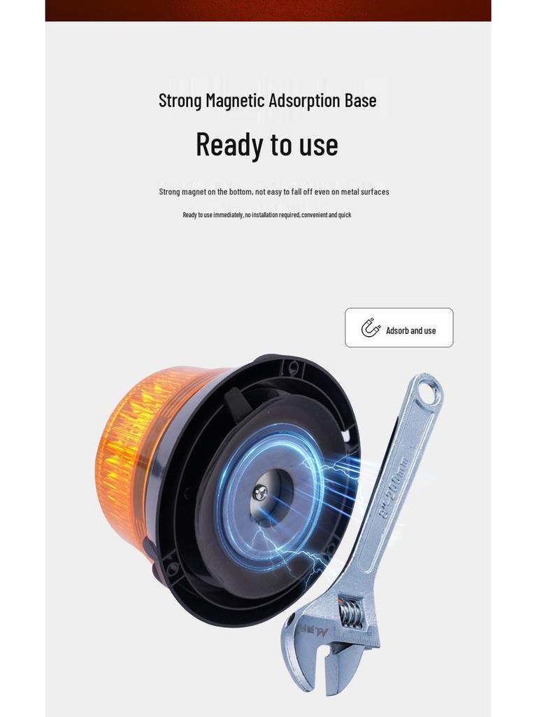 Solar Flashing Safety Light for Traffic, Construction, & Emergency Barriers