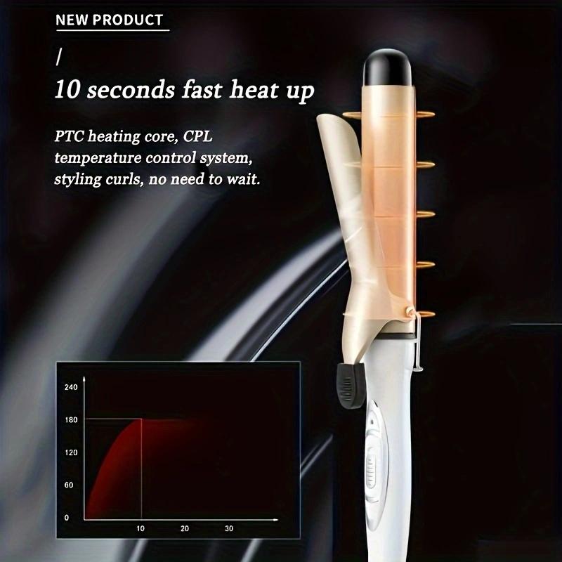 1PC automatic curling iron quick heating intelligent temperature control ceramic coating perm rotary curling iron holiday gift
