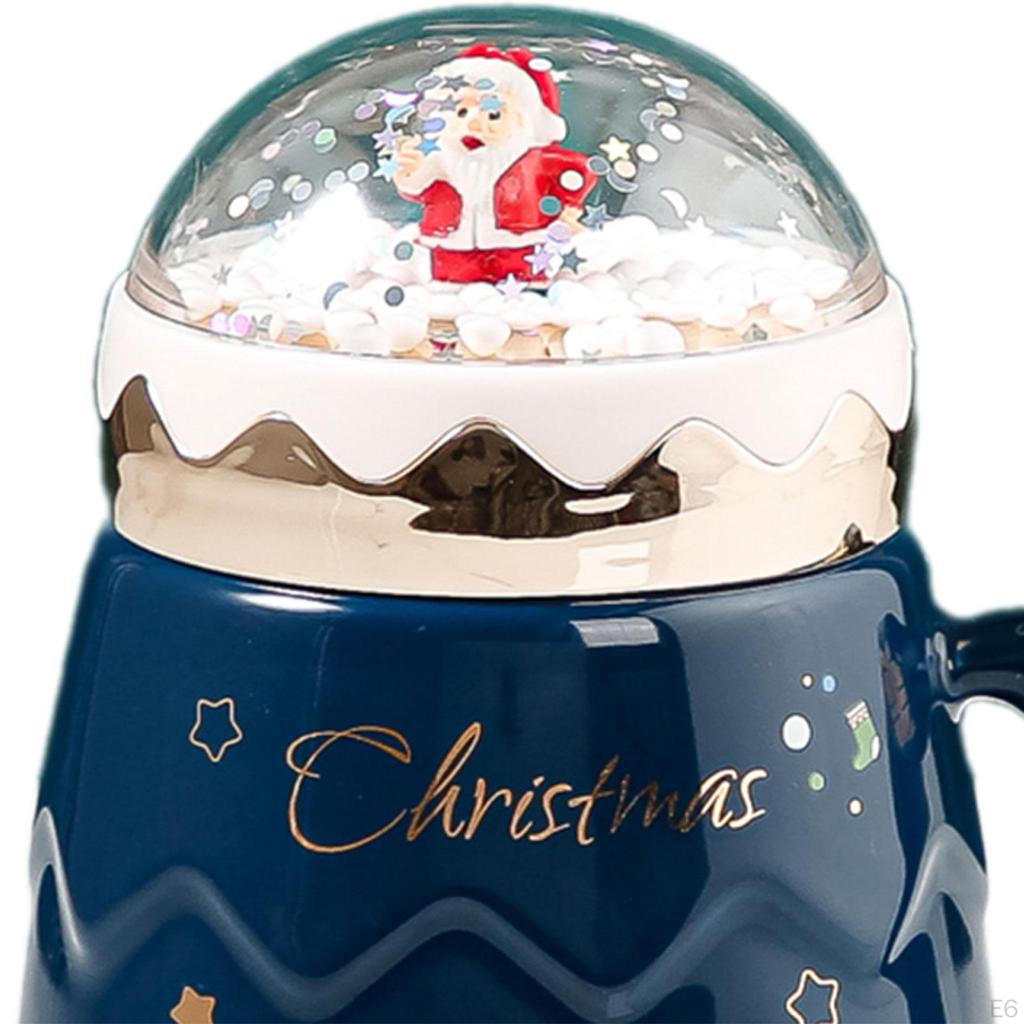 Ceramic Christmas Mug Beverage Drinking Xmas Morning Cup Winter Tableware