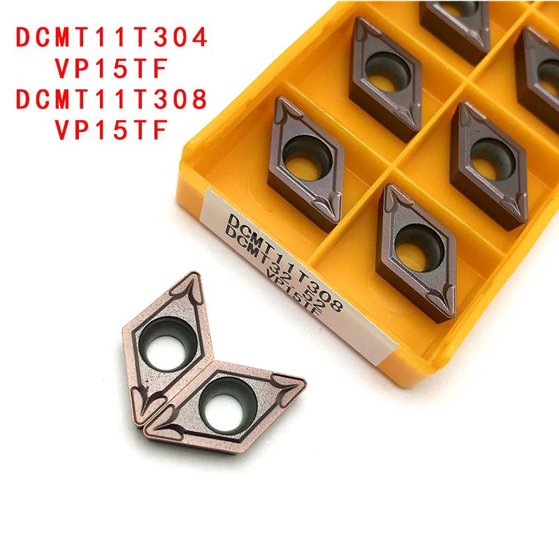 DCMT070204 DCMT11T304 VP15TF UE6020 Carbide Insert Internal Turning Tool High Quality CNC Turning Insert Cutting Lathe Tools