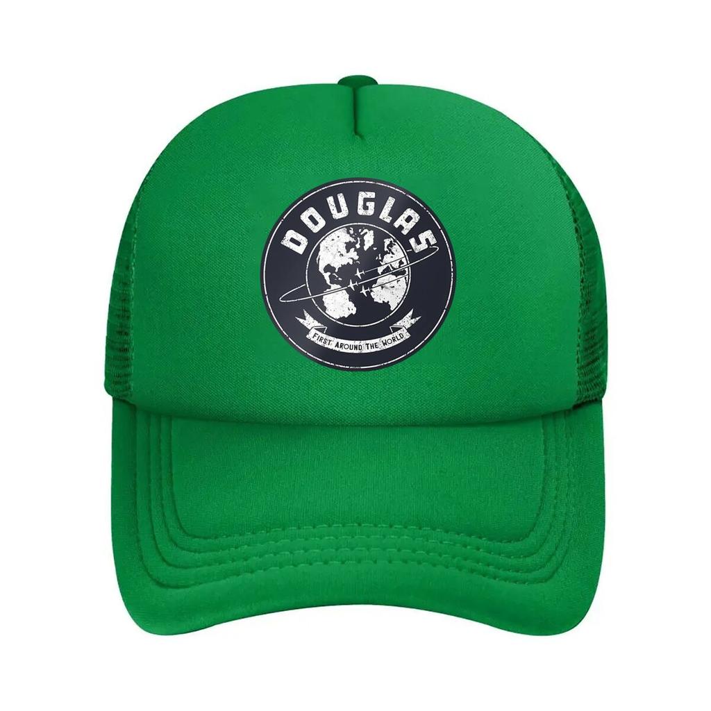 Douglas Around the World Emblem Fashion Mesh Baseball Cap Breathable Casual Hats Outdoor For Unisexs And WoUnisexs
