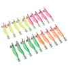 20Pcs Shrimp Bait Luminous Wood Shrimp Lure Artificial Fishing Lure Fishing Tackle Accessory for River Ocean