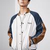 Anta Life Series Color Block Printed Single-Breasted Baseball Jacket Men Jackets White 952318604-1