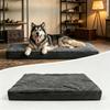Anti-slip Dog Bed Sleeping Crate Pad Thickened Super Soft Plush Breathable Pet Mat All Seasons for Small Medium & Large Dogs Cat