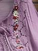 Plus Size Elegant Blouse, Women's Plus Floral Appliques Contrast Guipure Lace Short Sleeve Tie Neck Top