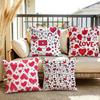 Love Fashion Cushion Cover Soft Plush Throw Pillow Cover DoubleSided Decorative Cushion Case Sofa Bedroom Home Decor