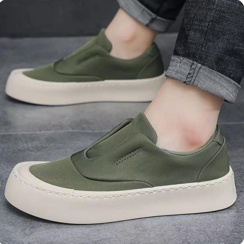 Mens Slip-on Casual Shoes Fashion Platform Shoes Comfortable Outdoor Walking Shoes High Quality Men Sneakers  De Hombr