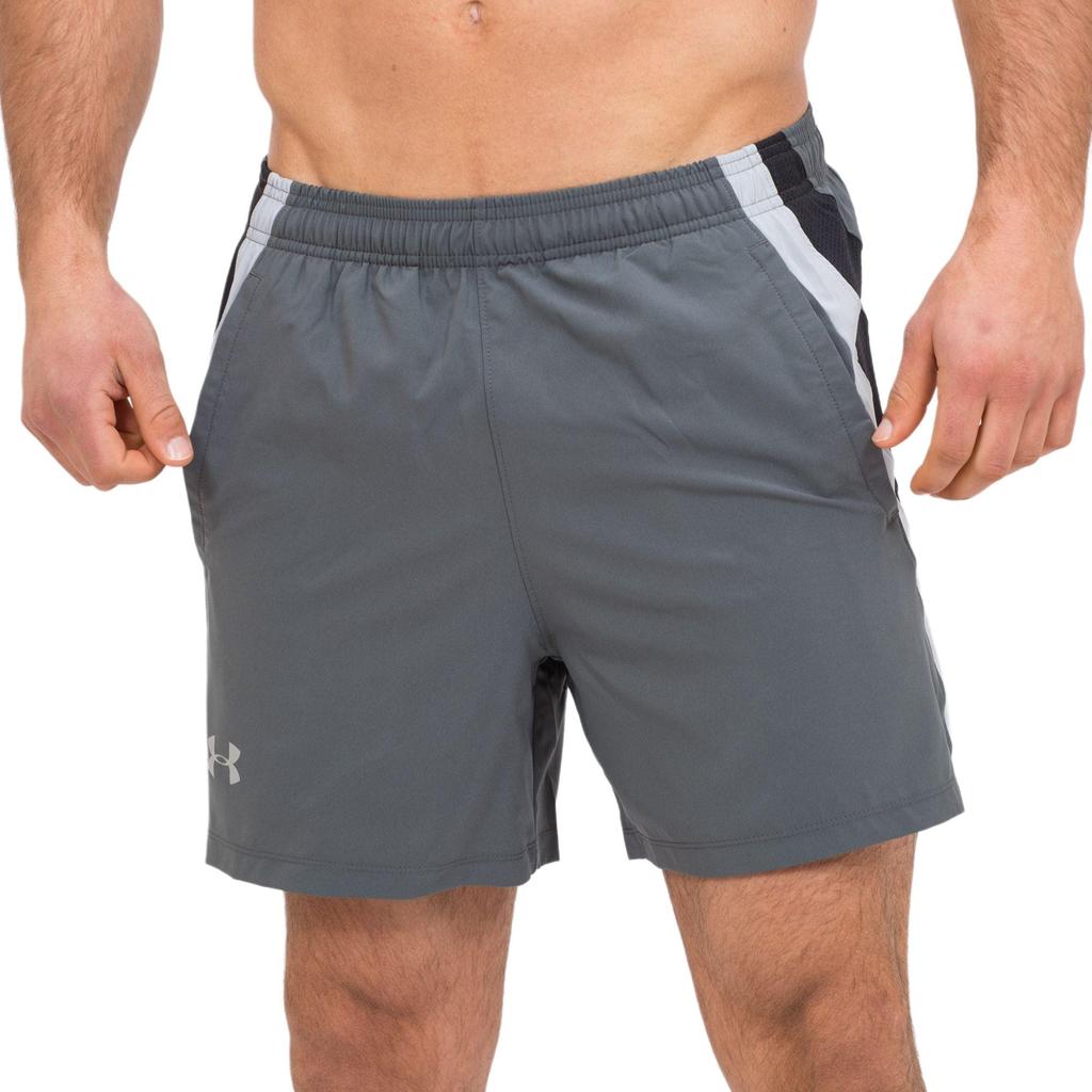 Under Armour Running Shorts Men's Peach Gray 1326571-012