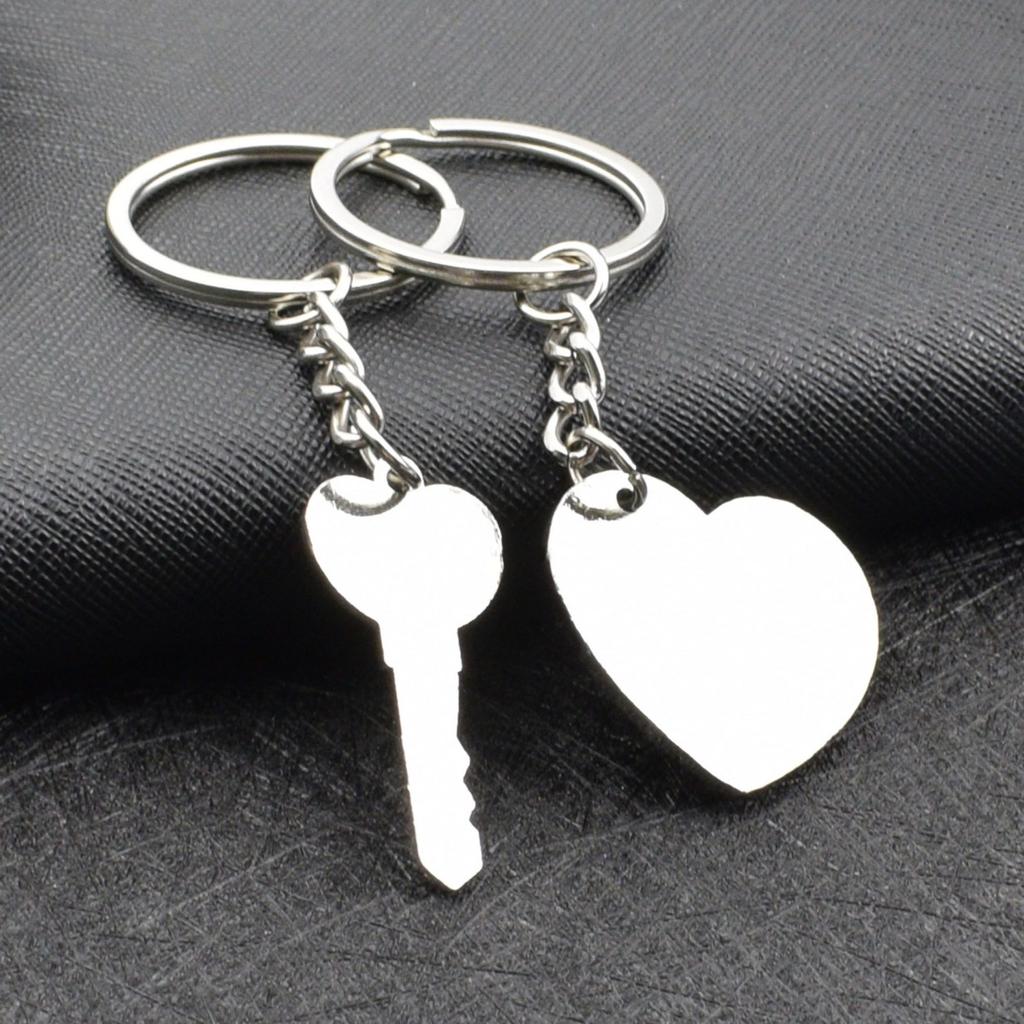 Heart shaped Secret Love English Keychain, Couple's Versatile Keychain, Love Confession Commemorative Couple Pendant