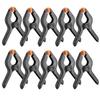 10pcs 3inch A Type Black Multifunctional Plastic Spring Clamp Clip DIY Woodworking Tool