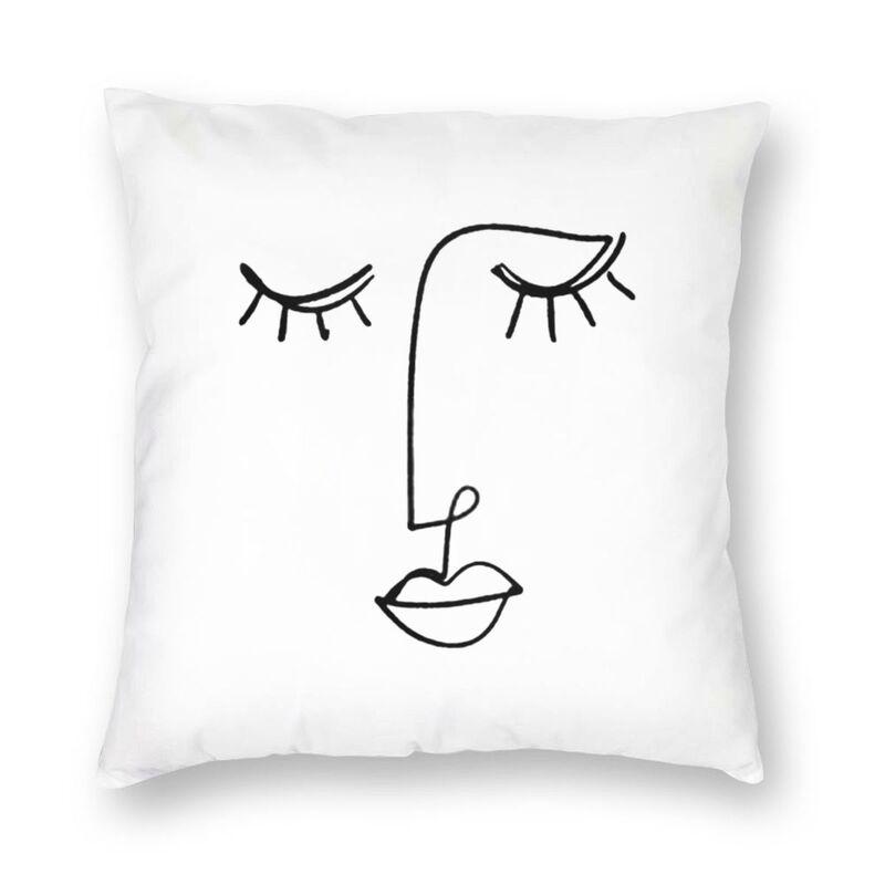 Pablo Picasso Luxury Cushion Cover Car Polyester Pillowcase Single Row Face Art Pillowcase Sofa