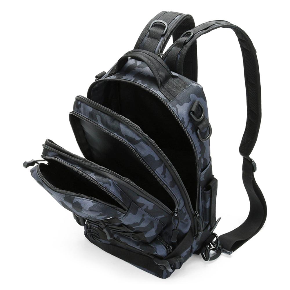 Fiskeprylar Ryggsäck Förvaringsväska Utomhus Axelväska Vattentålig Fiskeredskapsväska Axelremsväska