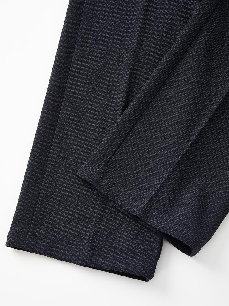 IKALOOK Spring/Autumn Patterned Suit Stretch Pants Cpt103