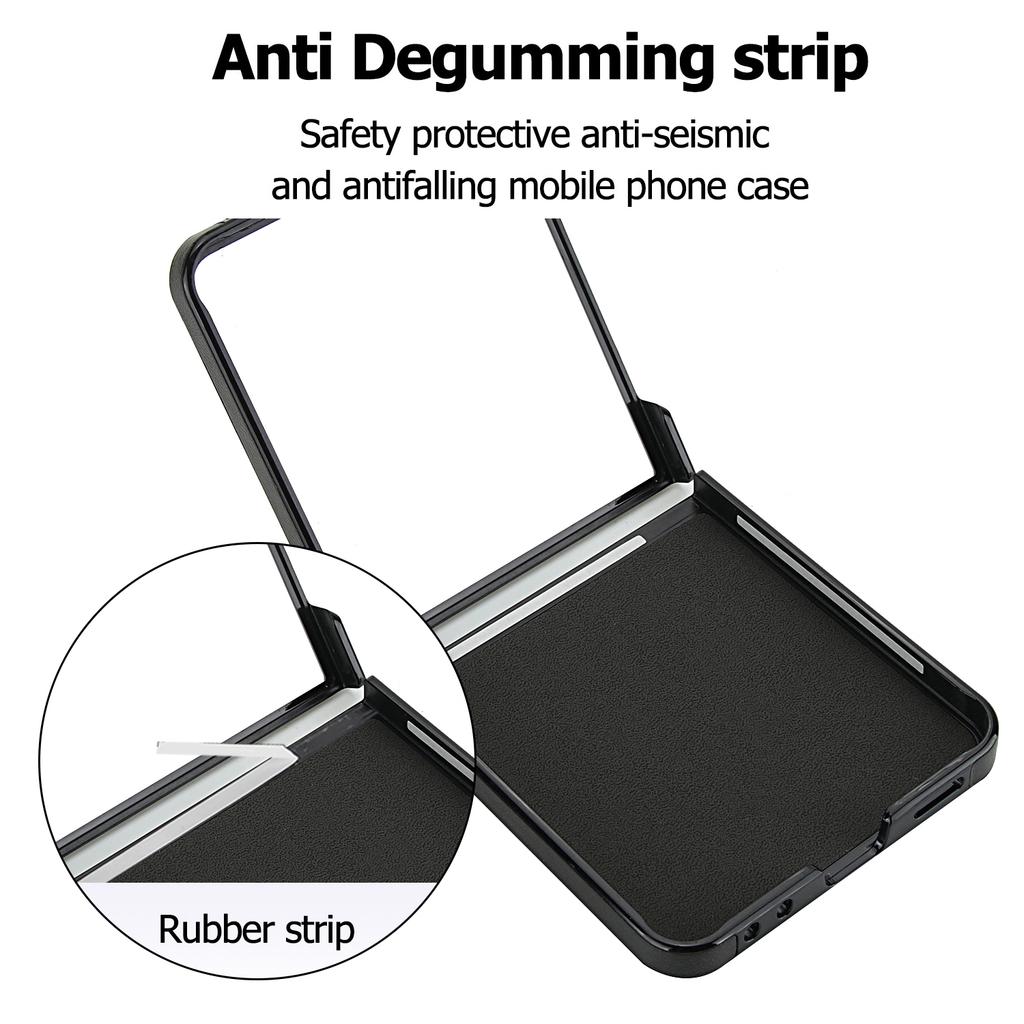 Magnetic Protective Wireless Charging Leather Phone Case for Samsung Galaxy Z Flip7 Flip6 Z Flip 6 5 4 3 Flip7 FE Cover