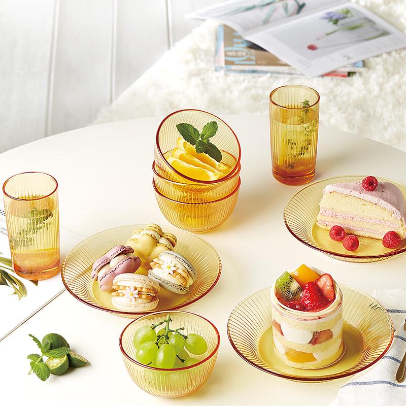 Snapware Jingzun 12-Piece Glass Dinnerware Set