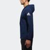 Adidas Woven Jacket Solid Color Soft Hooded Coat Men Jackets Blue CV5343
