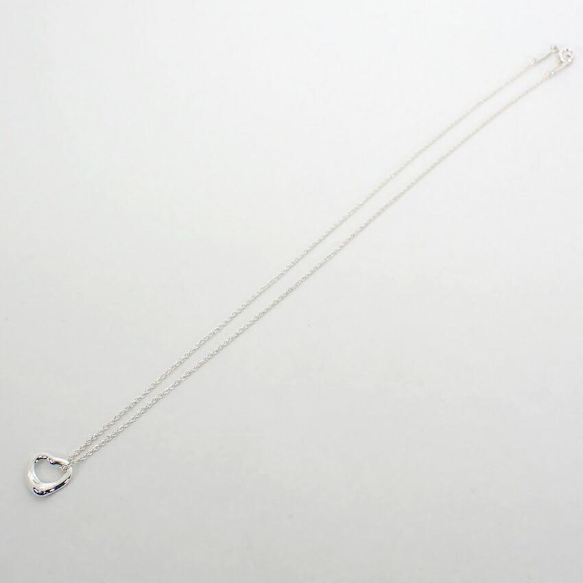 [Used] TIFFANY/Tiffany 925 Open Heart Pendant/Necklace/g464-56