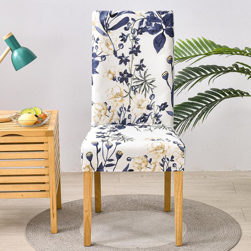 Stretch-Stuhlbezug für Esszimmerstühle, schmutzabweisend, Sitzbezug für Wohnzimmer, Hochzeit, Küche, Hotel, Zeremonie, Bankett, Büro, abnehmbar