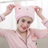 FASHION Lovely Little Bear Hair Drying Cap Towel Microfiber Quickly Dry Hair Shower Hat Wrapped Towels Bathing Cap Bathroom Accessories