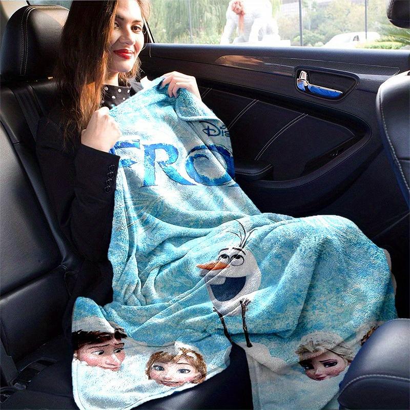 1 stuks, Disney Frozen Olaf Sneeuwman Dekentje Cadeau voor Huis Decoratief Plaid Bankhoes Beddengoed Reizen Kamperen Auto Strand Kantoor Dutje