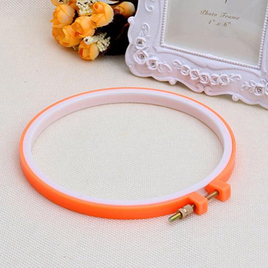 Kunststoff-Kreuzstichmaschine, verstellbarer Stickrahmen, Ring, Nähen, 13–27,5 cm