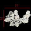 Fashion Large Floral Embroidery Collars Mesh Beautiful Lace Chest Flower Patch Dress Collar Woman's Clothing Accessories