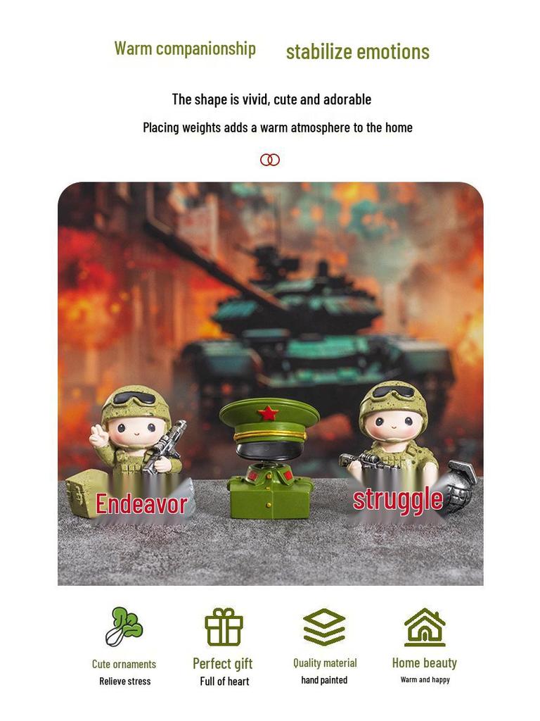 Creative Soldier Phone Stand Military Souvenir Birthday Gift Party Favor