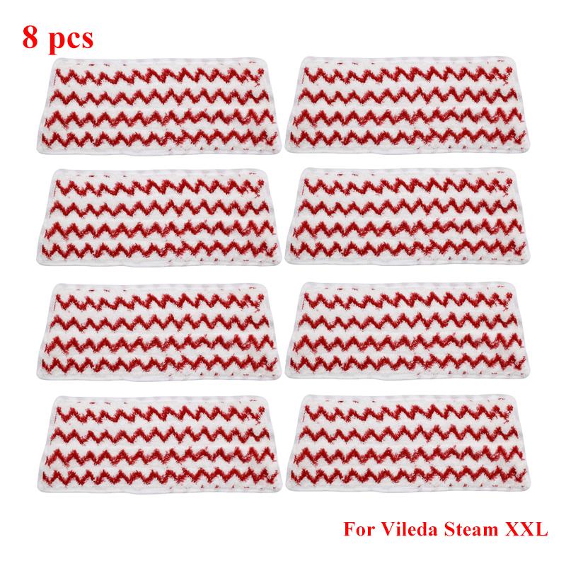 Microfiber Steam Mop Pad For Vileda Steam XXL  Replacement Part Power Pad Steam Cleaner Accessories Washable Mop Cloth Parts