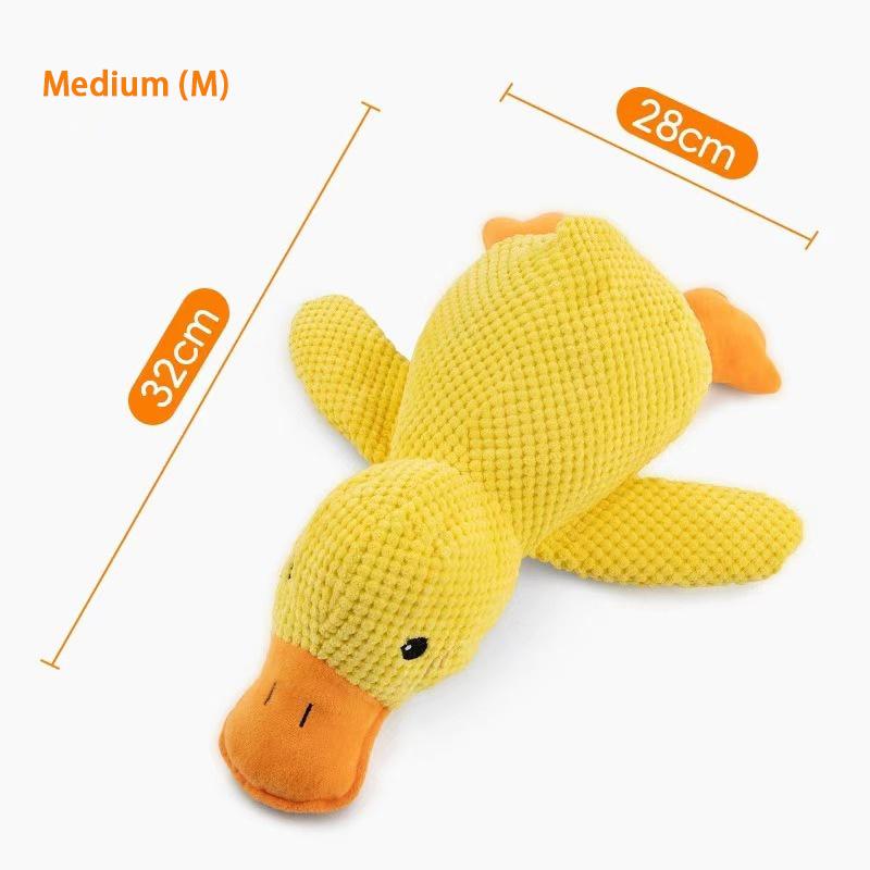 Pet Vocalizing Wild Goose Toy Dog Chewable Teething Stick Boredom Relieving Plush Doll Small Dog Universal Product