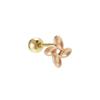 Tirr Lirr 14K Pink Gold Oval Satin Piercing TEPK4P00290M(PC)-3