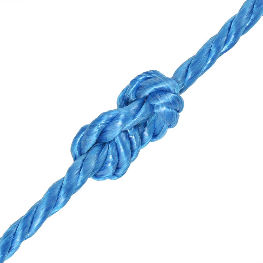 Vidaxl Skręcana Linka Z Polipropylenu, 12 Mm, 250 M, Niebieska