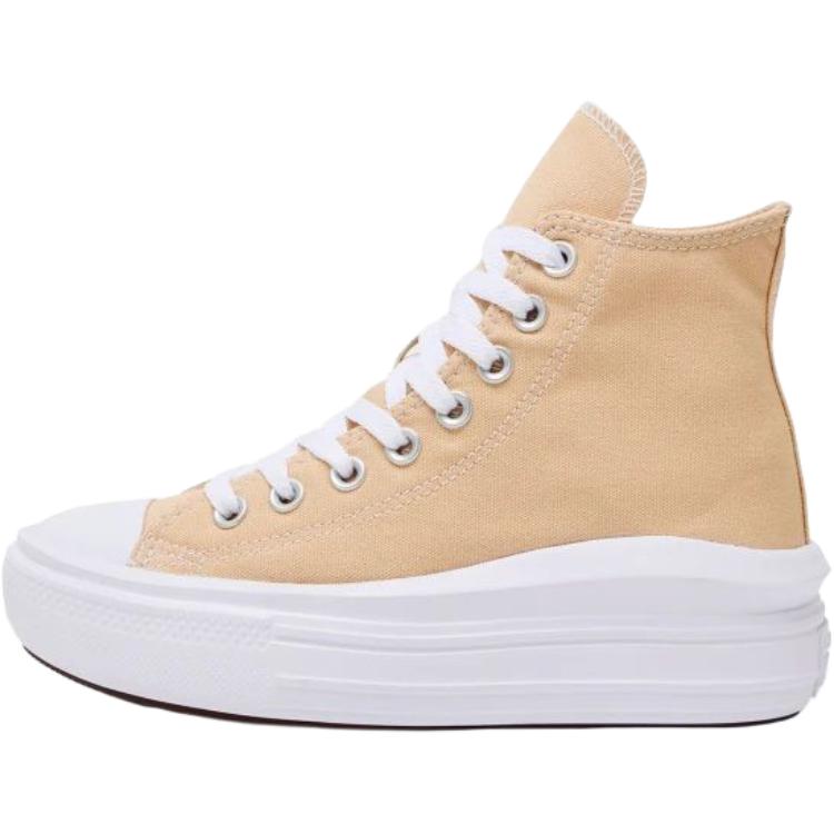 Converse Chuck Taylor All Star Move Platform High GS Coastal Dune Kids Sneakers Orange White A14997C