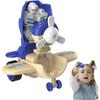 Pull Back Airplane Toy - Collision Deformation Aircraft | Small Transport Vehicles, Toy Airplanes for Boys and Girls, Party Favors