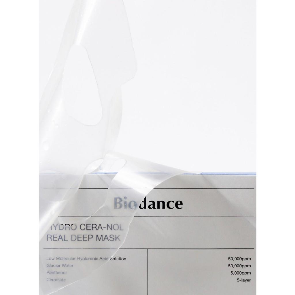 Biodance cera-nol real deep mask 1box(4sheets)