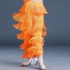 Adult & Children's Latin Dance Fringe Pants for Competition & Practice
