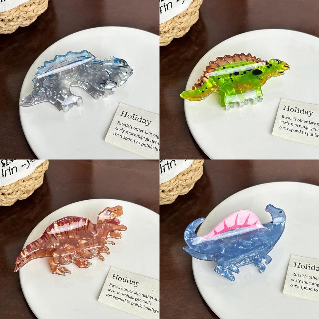 Cute Acrylic Dinosaur Hair Clip With Unique Colorful Options For Trendy Hairstyles