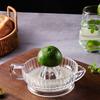 Glass Hand Press Juicer Multipurpose Manual Juicer with Handle For Freshing Lemon And Lime Juice Extraction Kitchen Tool