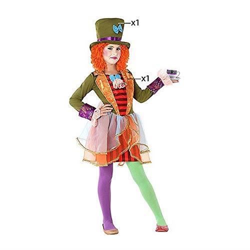 Atosa 61295 - COMMUTATEUR KVM - Costume-Déguisement Chapelière 3-4, Fille, , Multicolore, De De 3 À 4 Ans