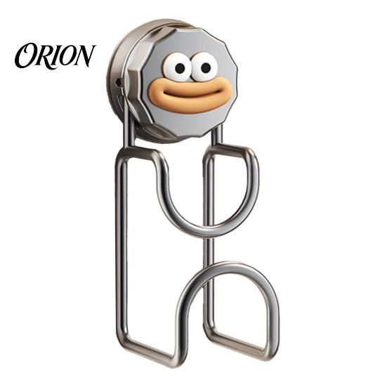 Moisture Proof Bathroom Organizer Suction Cup Hook for Washbasins, No Punch Heavy Duty Vacuum Hanger, Drill Wall Hanging Rack Cartoon Design Reusable