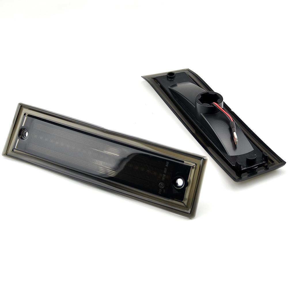 2pcs LED Dynamic Side Marker Turn Signal Light For Chevrolet C/K Tahoe Suburban Silverado GMC Yukon