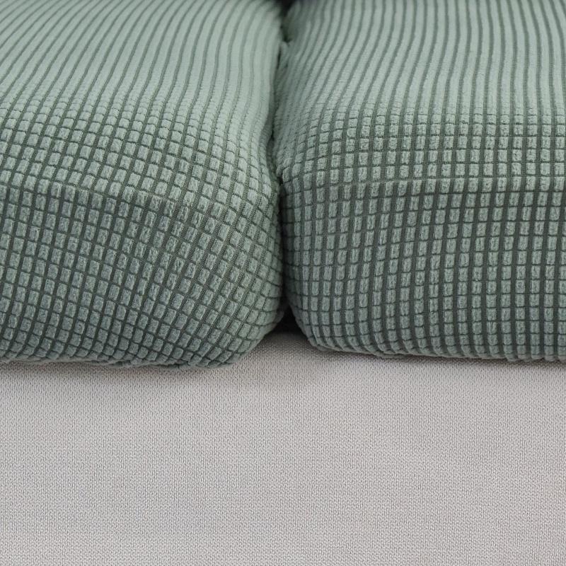 Jacquard Sofa Seat Cushion Cover Chair Cover Stretch Removable Sofa Cover Polar Fleece Sofa Protector
