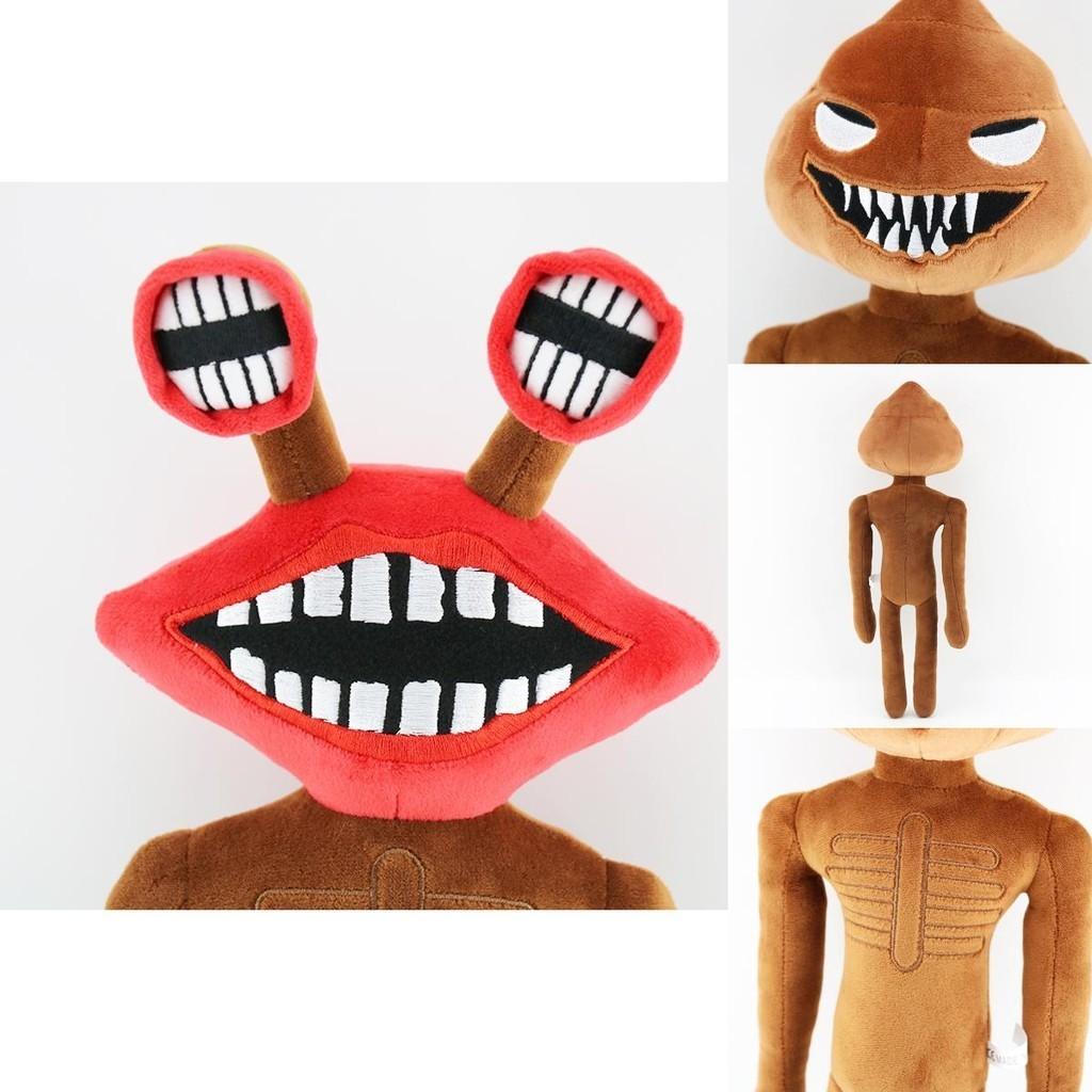 Siren Head Horror Plush Toy Featuring Adorable Big Mouth Clock Poop Monster Design For Kids