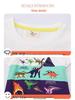 2025 Summer Kids' Dinosaur T-Shirt, Round Neck, Short Sleeve, Trendy Top