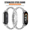 Correa de Acero Inoxidable de Lujo Para xiaomi mi band 10 9 8 Reemplazo de Correa para reloj inteligente para mi band 9 Pulsera Correa de reloj Accesorios
