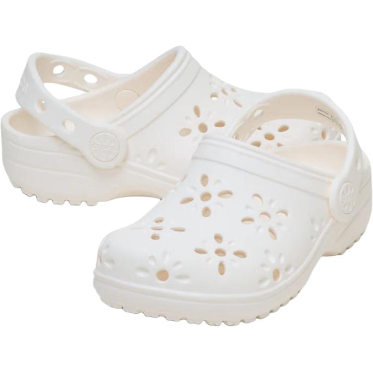 Crocs Siren Clog White/Multi Comfort Lightweight Slip On Clogs Unisex 210944-0WV