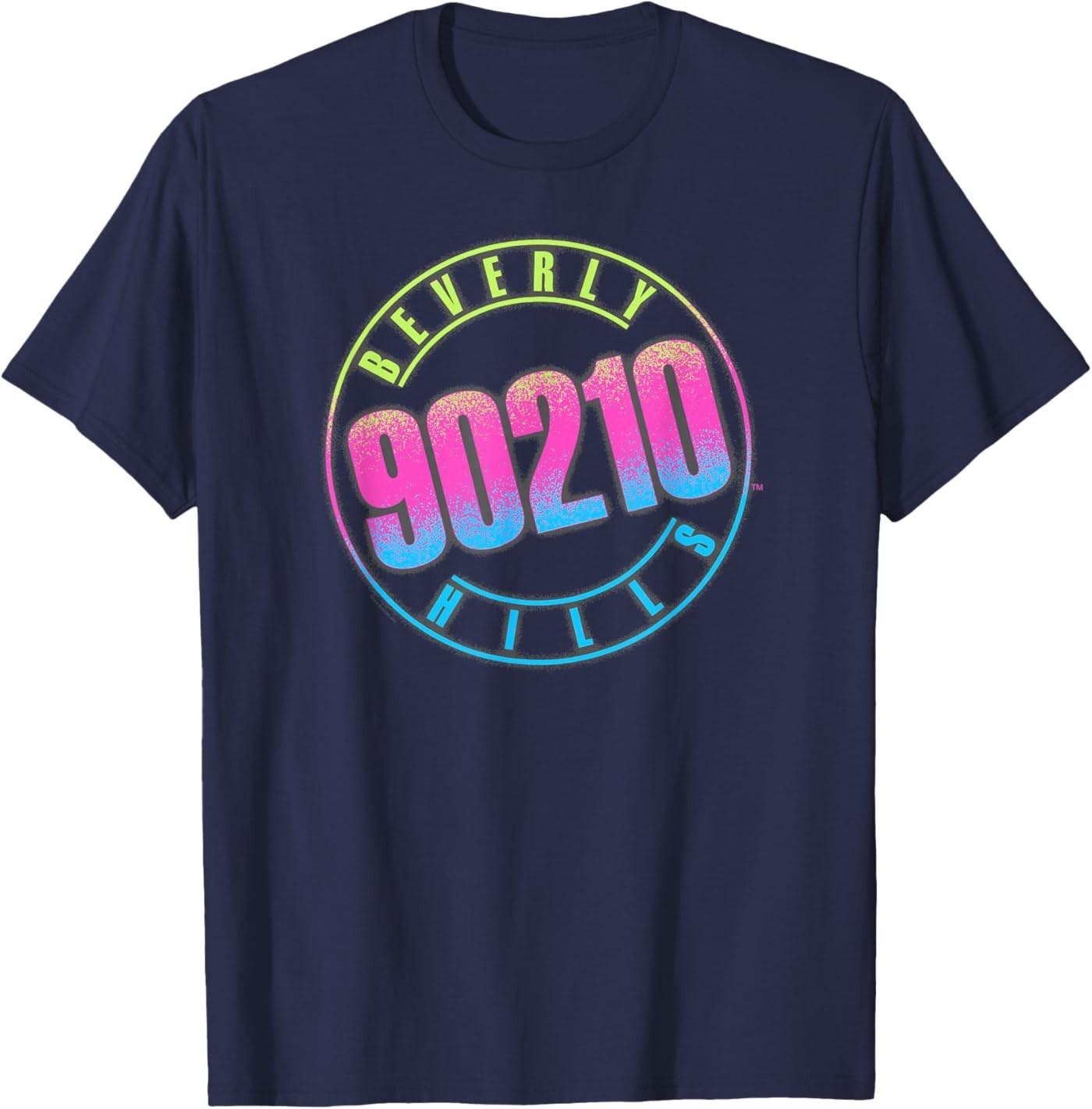 Beverly Hills 90210 - Colorful Logo Unisex T-Shirt S разноцветный