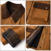 Handu Yishe Damen Jacke aus Wildlederimitat mit Wattierung