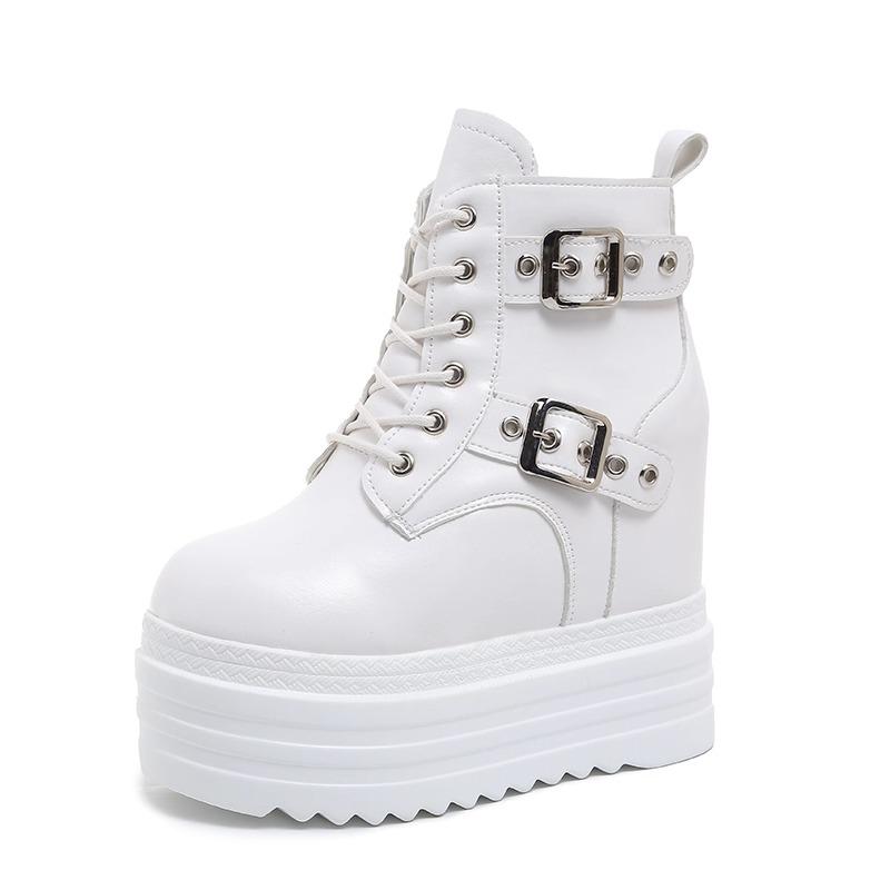 Fashion 12CM Gothic Style Platform Vampire Cosplay Women Mid-calf Boots Brand New 2025 Autumn Winter Fashion Cool Street Shoes Boots
